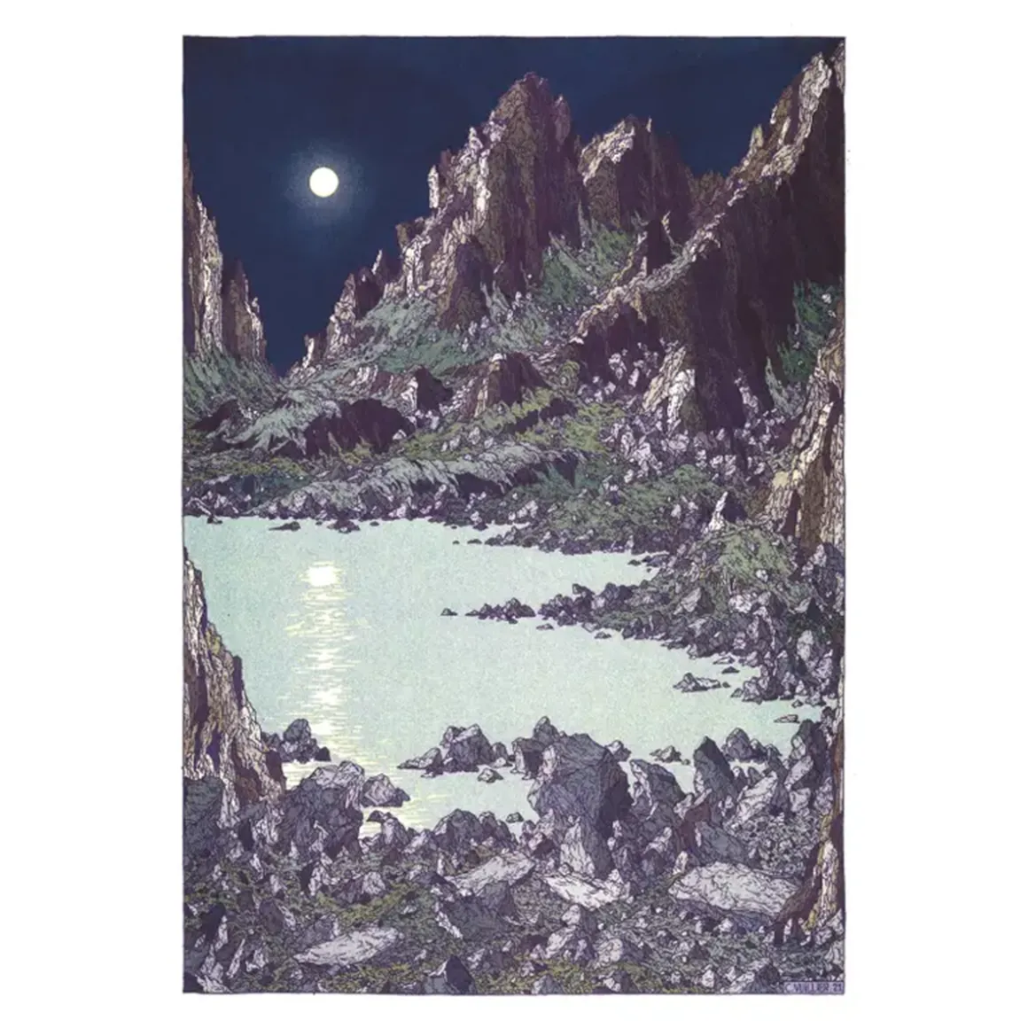 Affiche A3 Clement Vuillier - Bivouac