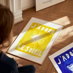 Affiche A3 J'adore Le Soleil - Original