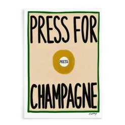 Affiche A3 Press For Champagne