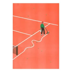 Affiche A3 Simon Bailly - Roland-Garros