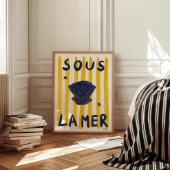 Affiche A3 Sous La Mer