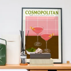 Affiche Cocktail - Elin PK - Cosmopolitan