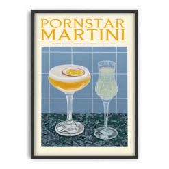 Affiche Cocktail - Elin PK - Pornstar Martini