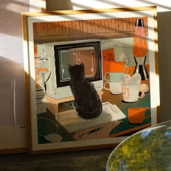 Affiche Enikő Eged - Bodega Cat Pong