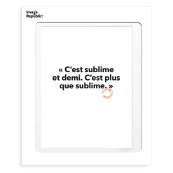 Affiche Loic Prigent C'Est Sublime - 30 x 40 cm