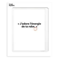 Affiche Loic Prigent J'Adore L'Energie - 30 x 40 cm