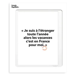 Affiche Loic Prigent Je Suis A - 30 x 40 cm