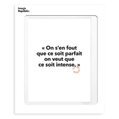 Affiche Loic Prigent On S'En Fout - 30 x 40 cm