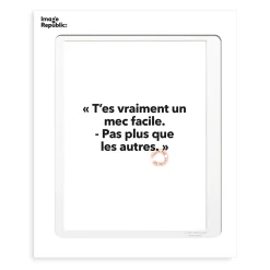 Affiche Loic Prigent T'Es Vraiment - 30 x 40 cm