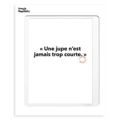 Affiche Loic Prigent Une Jupe N'Est - 30 x 40 cm