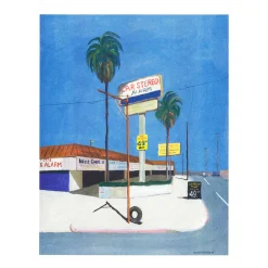 Affiche Los Angeles, California - Nao Tatsumi