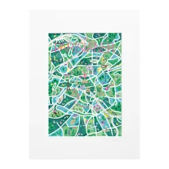 Affiche N71 Corbineau - The Parisianer - 22 x 22 cm