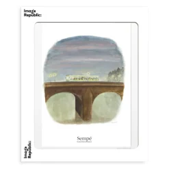 Affiche Sempe Bus Nuit - 40 x 50 cm