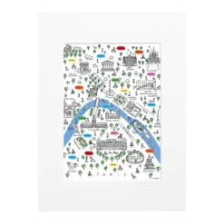 Affiche Soledad Monuments de Paris