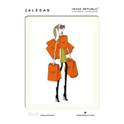 Affiche Soledad Sac Orange - 30 x 40 cm