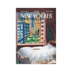 Affiche The Newyorker 226 Sempe Cat Sleeping By The Window - 30 x 40 cm