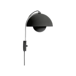 Applique murale Flowerpot VP8 H 35,5cm - Noir mat