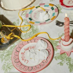 Assiette à dessert L'amour infini - 22 cm