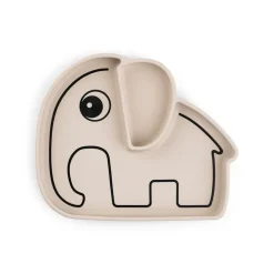 Assiette en silicone - Éléphant
