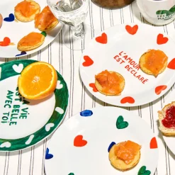 Assiette la Vie Est Belle Avec Toi