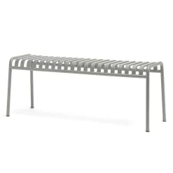 Banc Palissade en acier poudré - Gris ciel