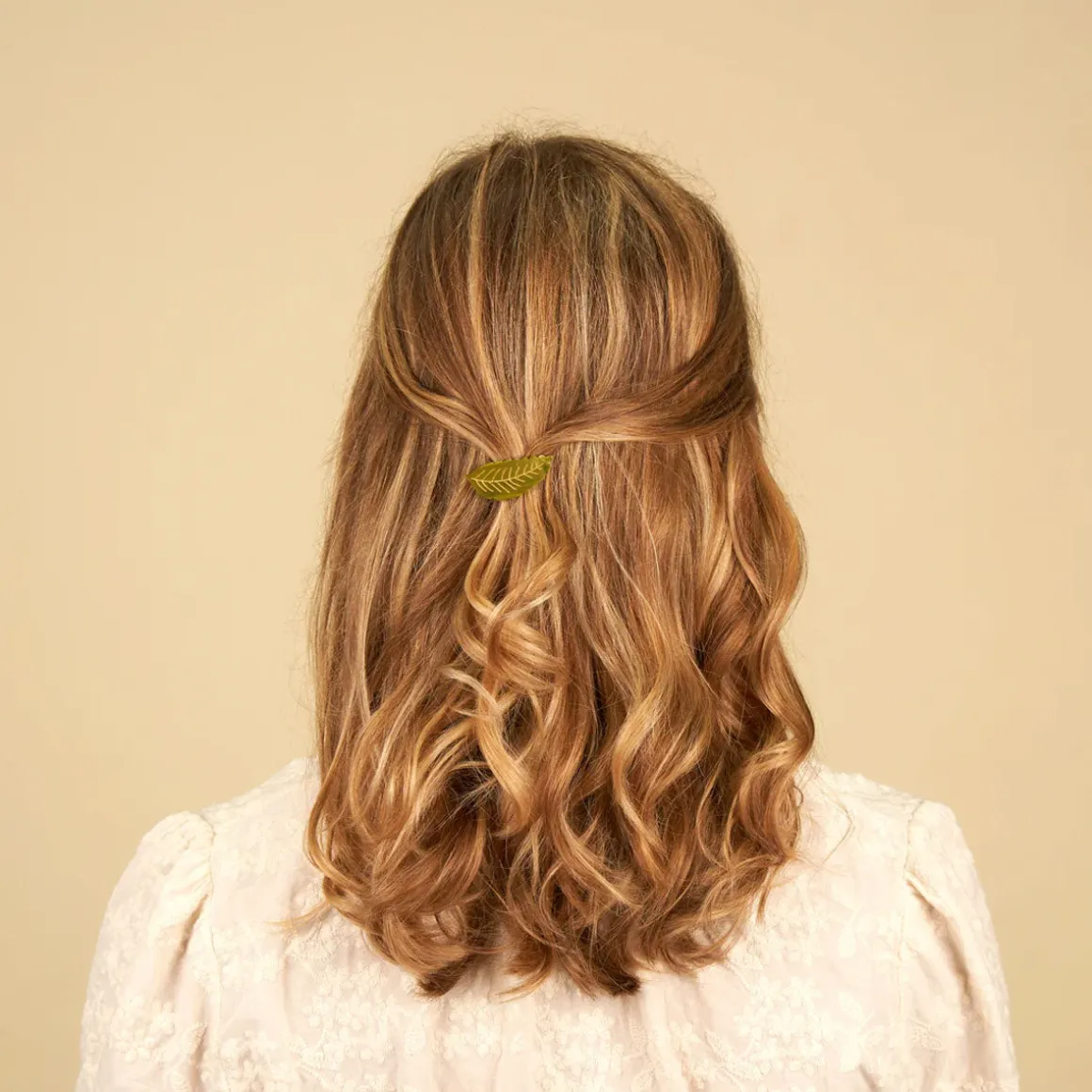 Barrette Feuille de Châtaignier