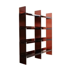 Bibliothèque en acrylique - 160 cm - Marron Smoke