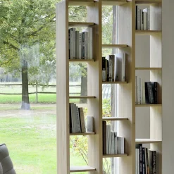 Bibliothèque Stairs en chêne - 103 cm