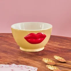 Bol avec lèvres en relief - Crème - 250 ml