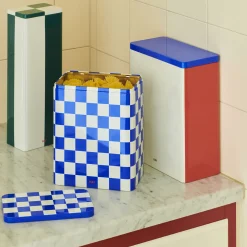 Boîte Tin à carreaux