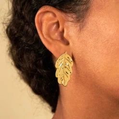 Boucles D'oreilles Feuilles