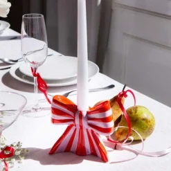 Bougeoir Noeud à rayures