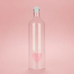 Bouteille Love en verre borosilicate - 1,2 L