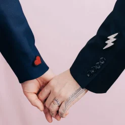 Broche Coeur - Argent