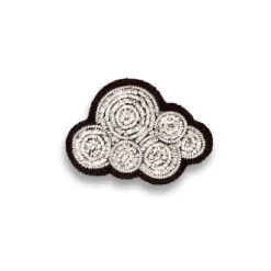 Broche Nuage Cumulus - Argent