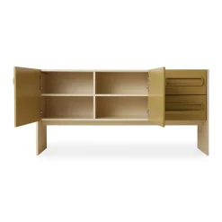 Buffet Space Dresser - 160 x 42 x 80 cm - Sage u0026 Cream