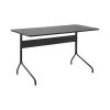 Bureau Pavilion AV16 Linoleum Black 4023 - Chêne Noir / Pieds Noir