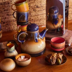 Cafetière Afternoon en Céramique 70'S - 19 x 14 x 17.7 cm