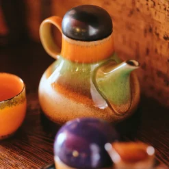 Cafetière Morning 70's en Céramique - 19 cm x 14 cm x 17.7 cm