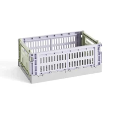 Caisse Crate Mix S - Lavande / Vert