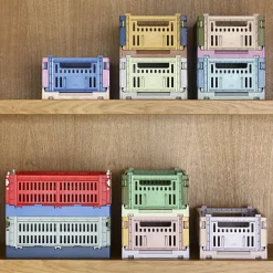 Caisse Crate Mix S - Lavande / Vert