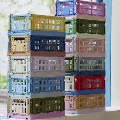 Caisse Crate Mix S - Lavande / Vert