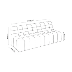 Canapé Chopin 4 places