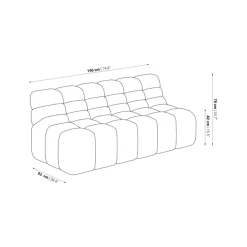 Canapé Chopin 3 places