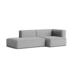 Canapé Méridienne Mags Soft 2.5 places - Combinaison 3 right - Steelcut Trio 124 - Coutures Dark Grey