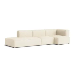 Canapé Méridienne Mags Soft 3 places - Combinaison 3 right - Hallingdal 100 - Coutures Beige