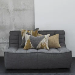 Canapé N701 - 2 Places - Gris foncé