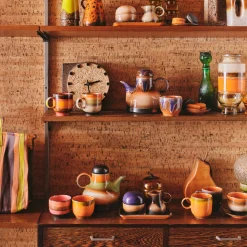 Carafe à Lait 8 am 70'S en Céramique - 9.3 x 7.5 x 8 cm