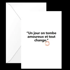 Carte Postale Un Jour On Tombe Amoureux