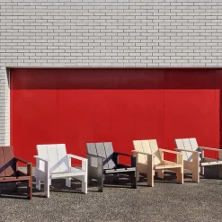 Chaise Longue Crate - London Fog - 77 x 64,5 x 58 cm